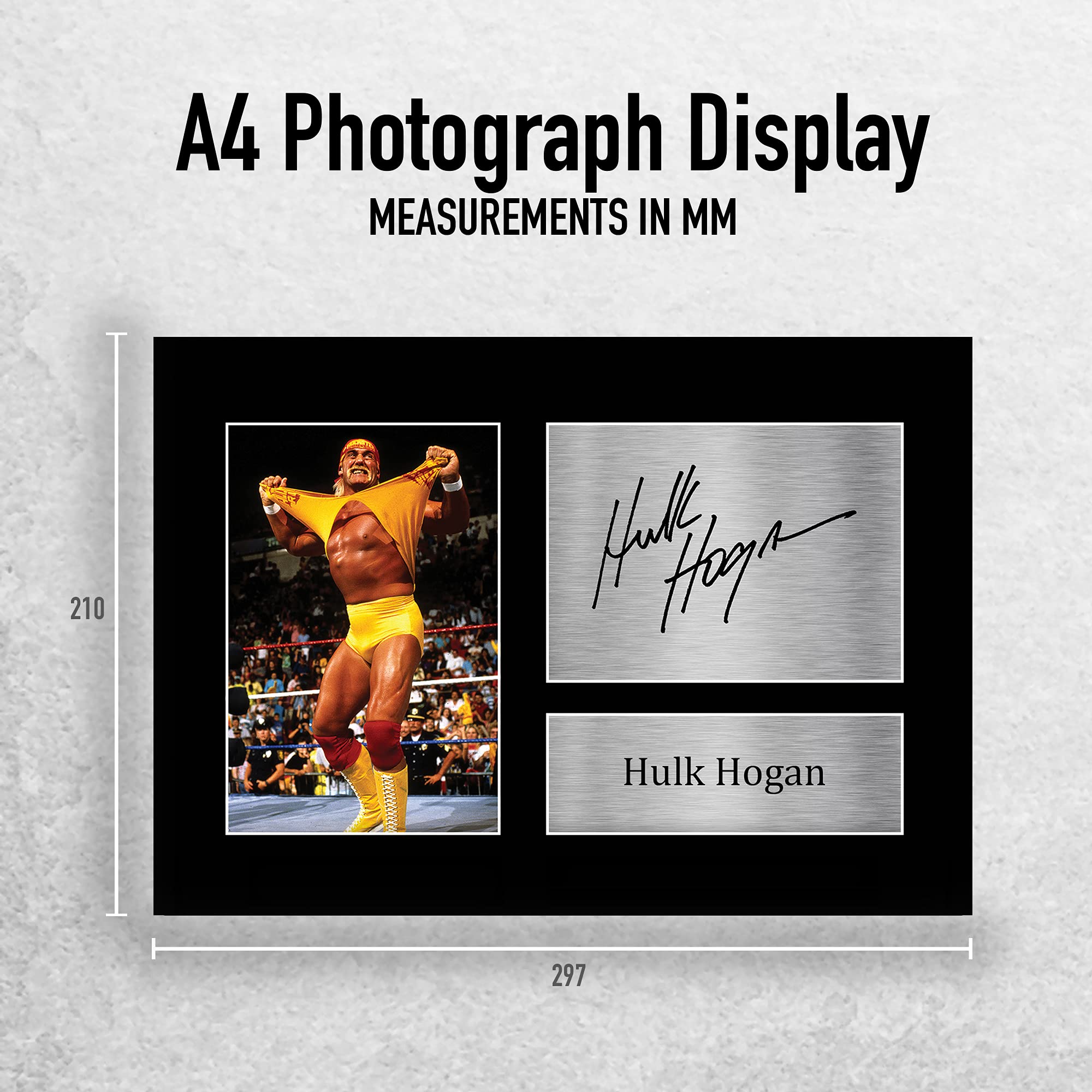 HWC Trading Hulk Hogan Signed A4 Printed Autograph WWE WWF